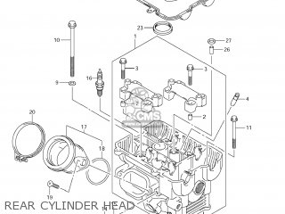 REAR CYLINDER HEAD - DL1000 VSTROM 2012 (L2) USA (E03)