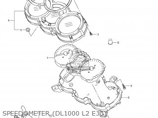 SPEEDOMETER (DL1000 L2 E33) - DL1000 VSTROM 2012 (L2) USA (E03)