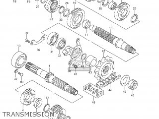 TRANSMISSION - DL1000 VSTROM 2012 (L2) USA (E03)