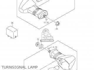 TURNSIGNAL LAMP - DL1000 VSTROM 2012 (L2) USA (E03)