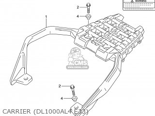 CARRIER (DL1000AL4 E33) - DL1000A VSTROM 2014 (L4) USA (E03)