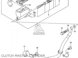 CLUTCH MASTER CYLINDER - DL1000A VSTROM 2014 (L4) USA (E03)