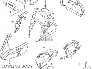 COWLING BODY - DL1000A VSTROM 2014 (L4) USA (E03)