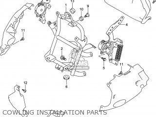 COWLING INSTALLATION PARTS - DL1000A VSTROM 2014 (L4) USA (E03)