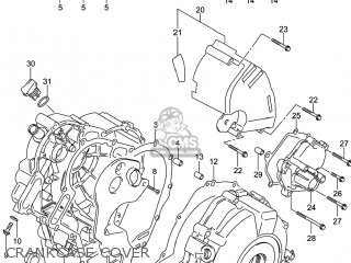 CRANKCASE COVER - DL1000A VSTROM 2014 (L4) USA (E03)