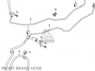 FRONT BRAKE HOSE - DL1000A VSTROM 2014 (L4) USA (E03)