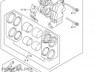 FRONT CALIPER - DL1000A VSTROM 2014 (L4) USA (E03)