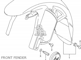 FRONT FENDER - DL1000A VSTROM 2014 (L4) USA (E03)