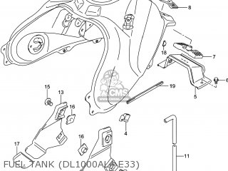FUEL TANK (DL1000AL4 E33) - DL1000A VSTROM 2014 (L4) USA (E03)