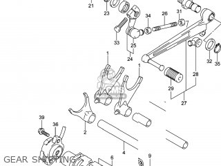 GEAR SHIFTING - DL1000A VSTROM 2014 (L4) USA (E03)