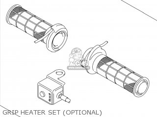 GRIP HEATER SET (OPTIONAL) - DL1000A VSTROM 2014 (L4) USA (E03)