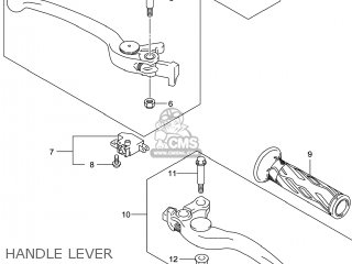 HANDLE LEVER - DL1000A VSTROM 2014 (L4) USA (E03)