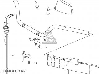 HANDLEBAR - DL1000A VSTROM 2014 (L4) USA (E03)