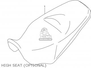 HIGH SEAT (OPTIONAL) - DL1000A VSTROM 2014 (L4) USA (E03)