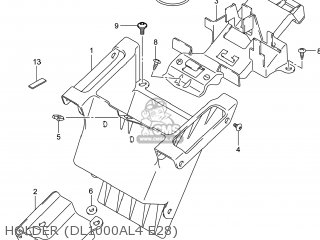 HOLDER (DL1000AL4 E28) - DL1000A VSTROM 2014 (L4) USA (E03)