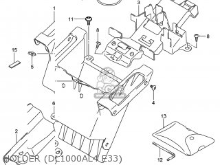 HOLDER (DL1000AL4 E33) - DL1000A VSTROM 2014 (L4) USA (E03)
