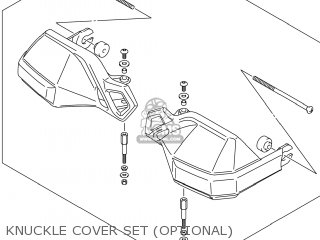 KNUCKLE COVER SET (OPTIONAL) - DL1000A VSTROM 2014 (L4) USA (E03)
