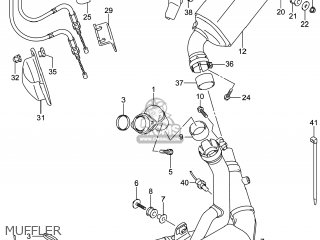 MUFFLER - DL1000A VSTROM 2014 (L4) USA (E03)