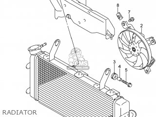 RADIATOR - DL1000A VSTROM 2014 (L4) USA (E03)