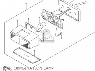 REAR COMBINATION LAMP - DL1000A VSTROM 2014 (L4) USA (E03)