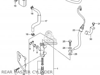 REAR MASTER CYLINDER - DL1000A VSTROM 2014 (L4) USA (E03)