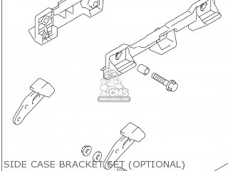 SIDE CASE BRACKET SET (OPTIONAL) - DL1000A VSTROM 2014 (L4) USA (E03)