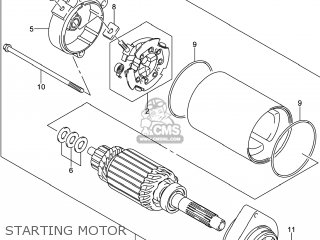 STARTING MOTOR - DL1000A VSTROM 2014 (L4) USA (E03)