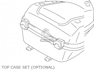 TOP CASE SET (OPTIONAL) - DL1000A VSTROM 2014 (L4) USA (E03)