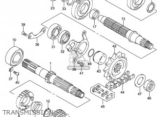 TRANSMISSION - DL1000A VSTROM 2014 (L4) USA (E03)