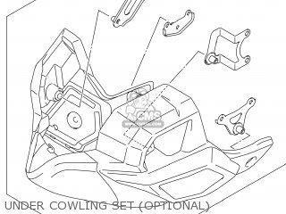 UNDER COWLING SET (OPTIONAL) - DL1000A VSTROM 2014 (L4) USA (E03)