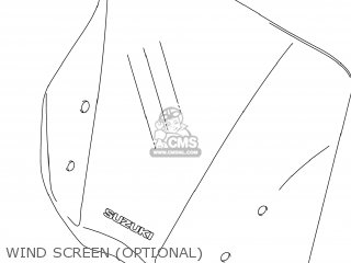 WIND SCREEN (OPTIONAL) - DL1000A VSTROM 2014 (L4) USA (E03)