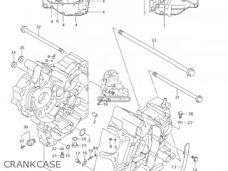 CRANKCASE - DL650 VSTROM 2004 (K4) USA (E03)