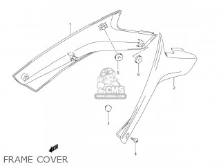 FRAME COVER - DL650 VSTROM 2004 (K4) USA (E03)