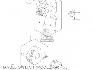 HANDLE SWITCH (MODEL K4) - DL650 VSTROM 2004 (K4) USA (E03)