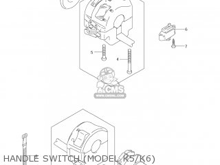HANDLE SWITCH (MODEL K5/K6) - DL650 VSTROM 2004 (K4) USA (E03)