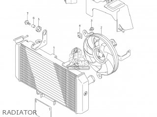 RADIATOR - DL650 VSTROM 2004 (K4) USA (E03)