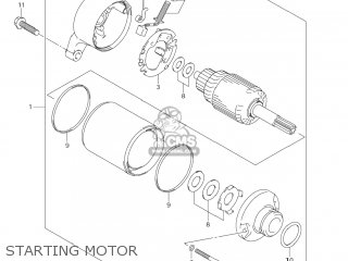 STARTING MOTOR - DL650 VSTROM 2004 (K4) USA (E03)