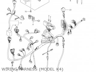 WIRING HARNESS (MODEL K4) - DL650 VSTROM 2004 (K4) USA (E03)