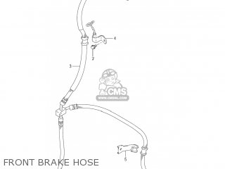 FRONT BRAKE HOSE - DL650 VSTROM 2005 (K5) USA (E03)