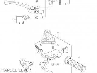 HANDLE LEVER - DL650 VSTROM 2005 (K5) USA (E03)