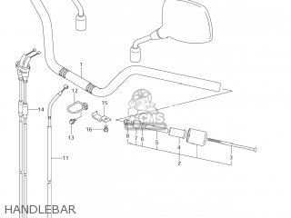 HANDLEBAR - DL650 VSTROM 2005 (K5) USA (E03)