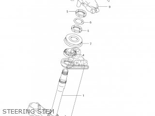 STEERING STEM - DL650 VSTROM 2005 (K5) USA (E03)