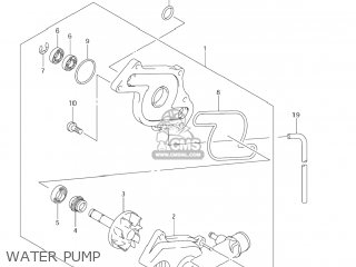 WATER PUMP - DL650 VSTROM 2005 (K5) USA (E03)