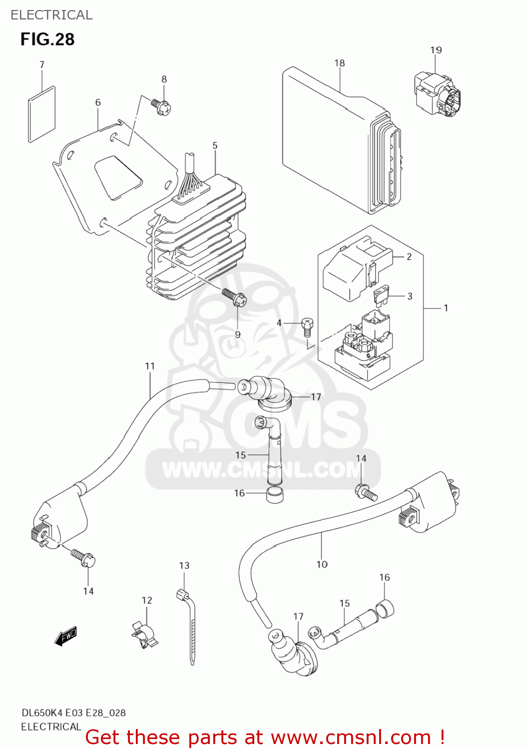 ELECTRICAL DL650 VSTROM 2006 (K6) USA (E03)