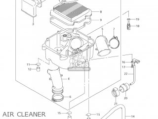 AIR CLEANER - DL650 VSTROM 2006 (K6) USA (E03)