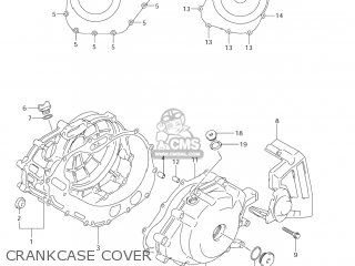 CRANKCASE COVER - DL650 VSTROM 2006 (K6) USA (E03)