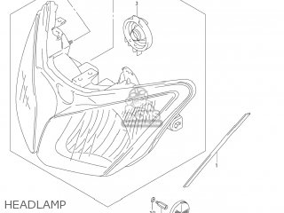 HEADLAMP - DL650 VSTROM 2006 (K6) USA (E03)