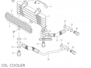 OIL COOLER - DL650 VSTROM 2006 (K6) USA (E03)