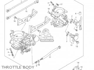 THROTTLE BODY - DL650 VSTROM 2006 (K6) USA (E03)