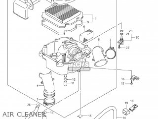 AIR CLEANER - DL650 VSTROM 2007 (K7) USA (E03)